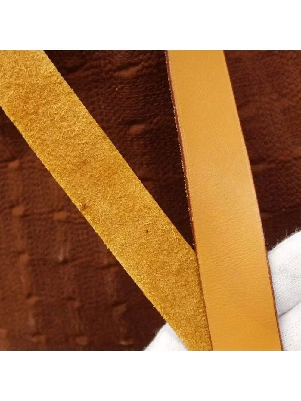 Hermes Tote Amedabaka Badu Posh Canvas Brown Gold